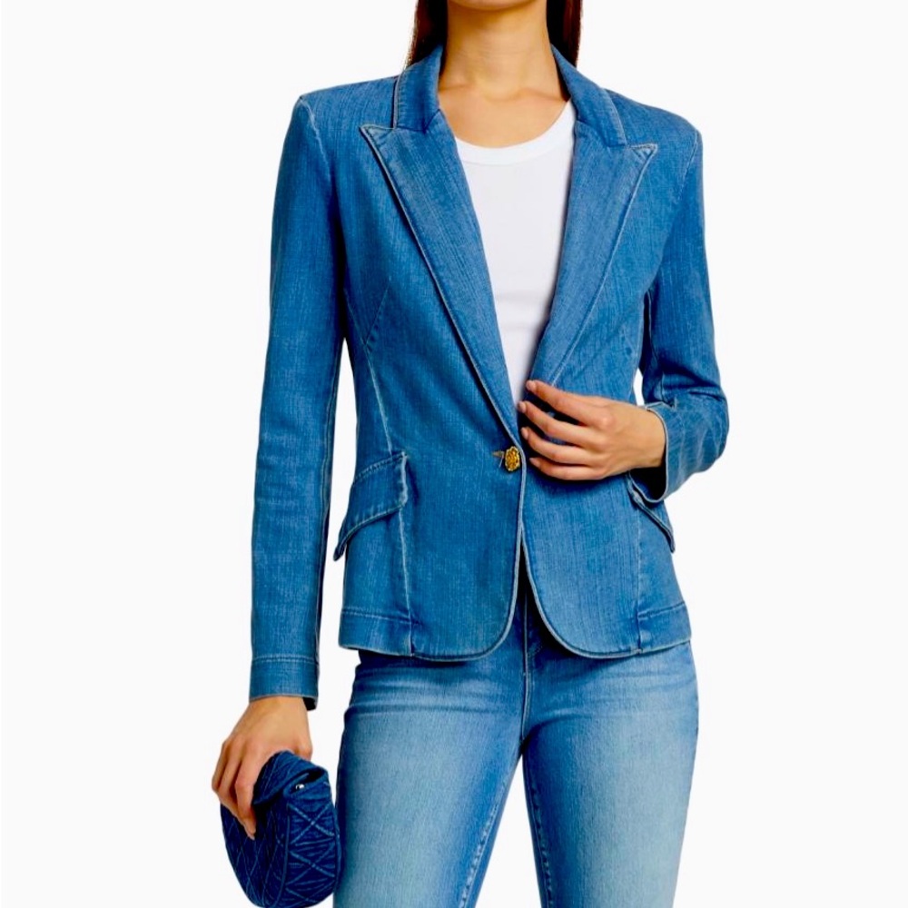 L’Agence Baldwin Denim Blazer